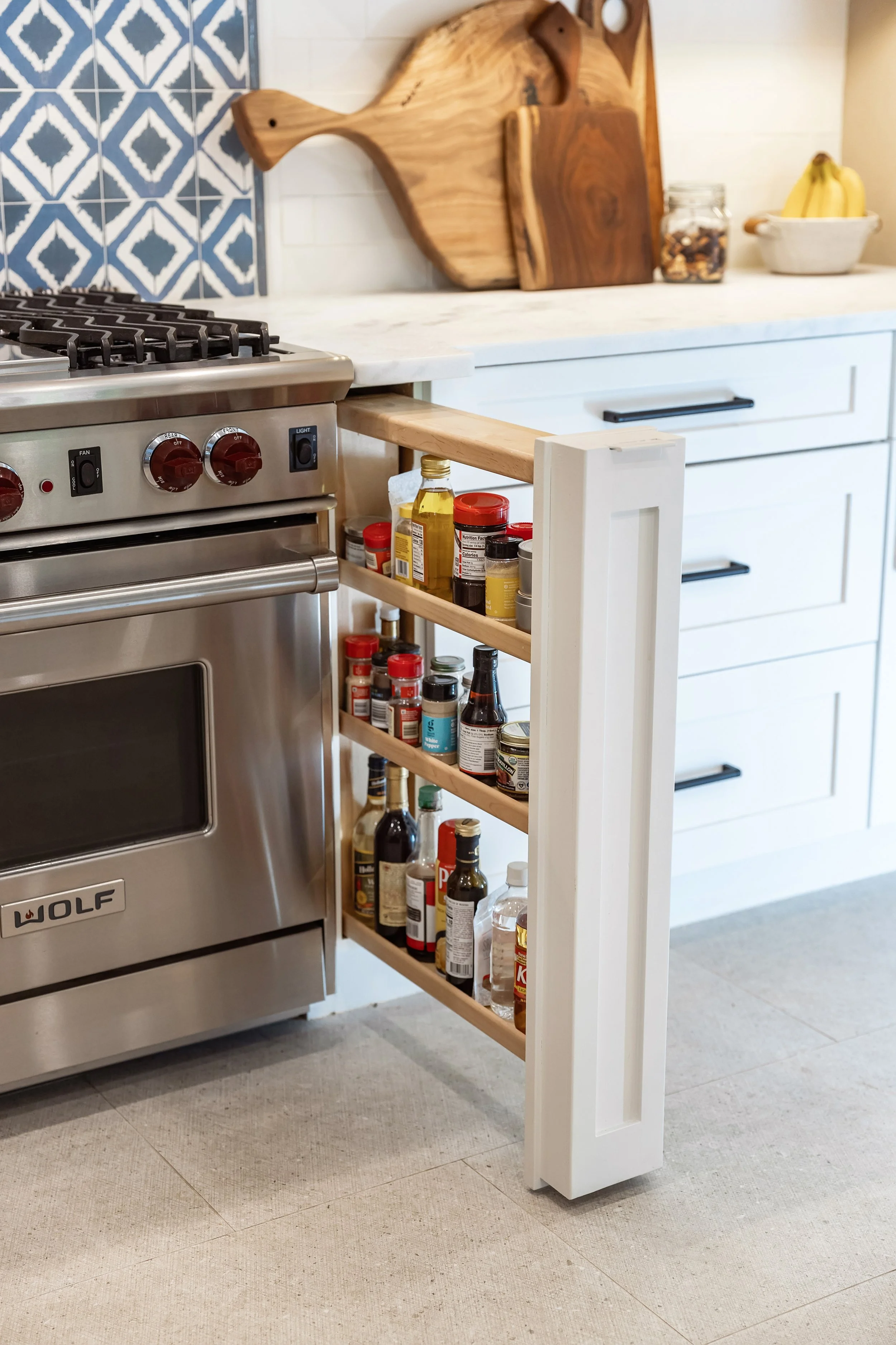 AFTER PICTURE - PULL OUT SPICE RACK