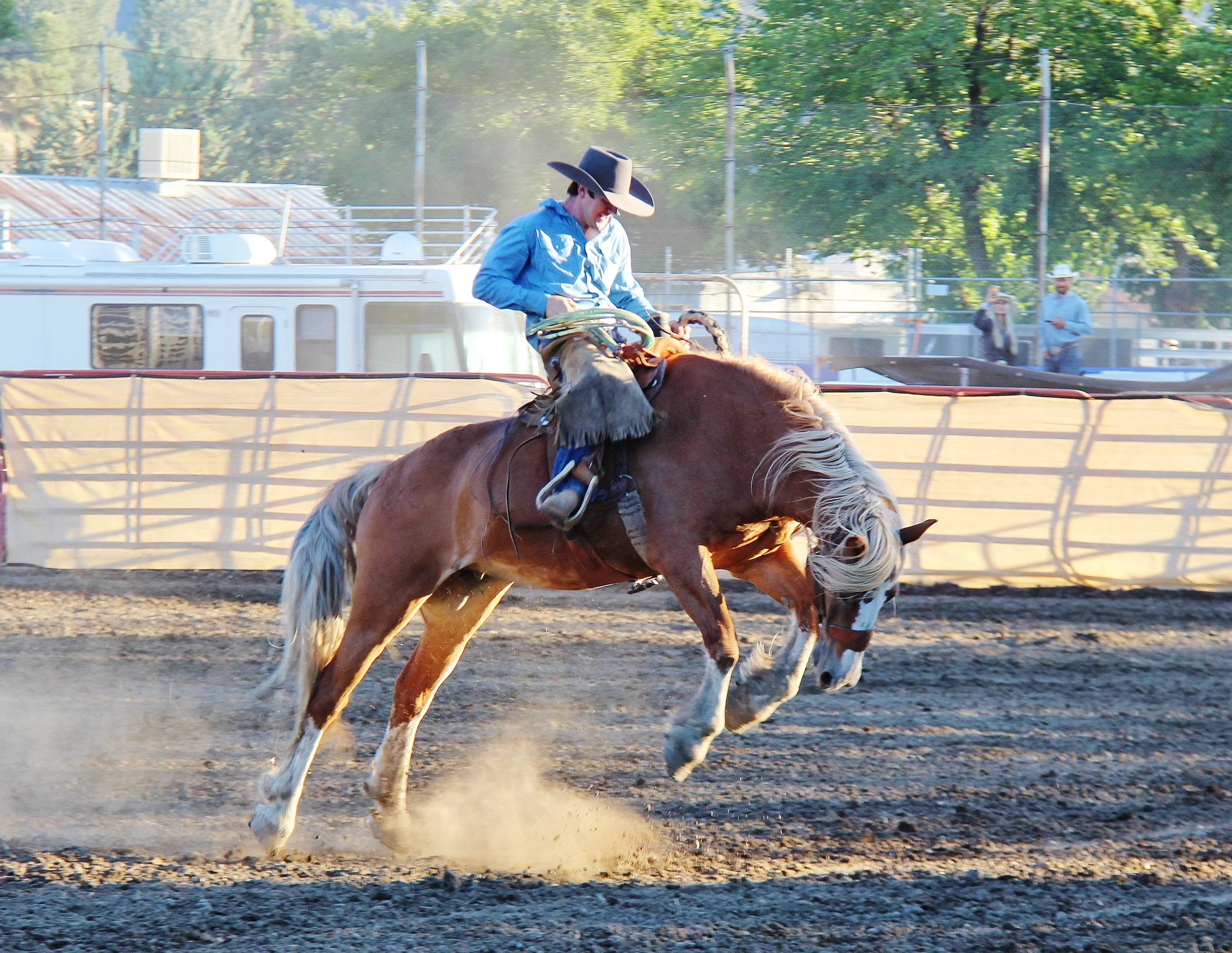 Lake County Rodeo Saddle Bronc Riding