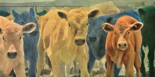 Young Buds  18x36" $1200