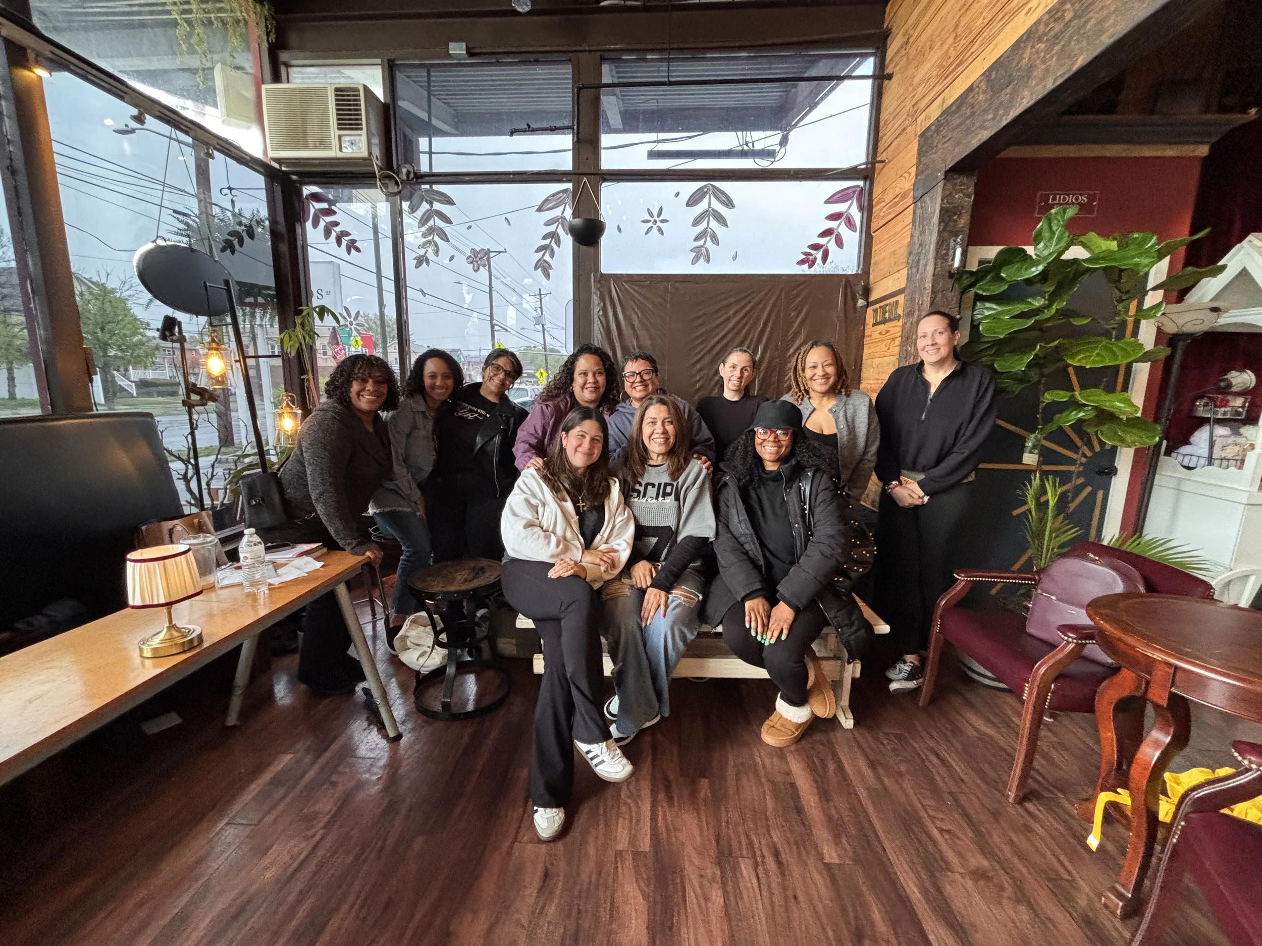 Books & Babes book club meet up at Lidos Cafe & Flowers! Discussing Living Beyond Offense by Yana J. Conor. 