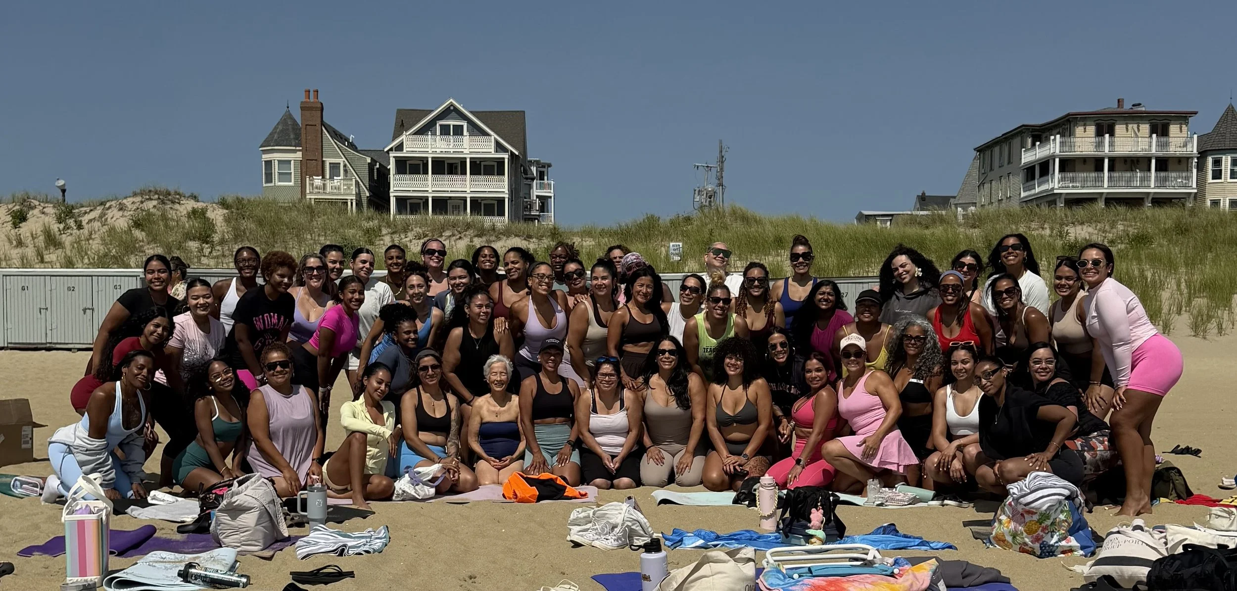 July gathering! Beach day with eileent.fitness!