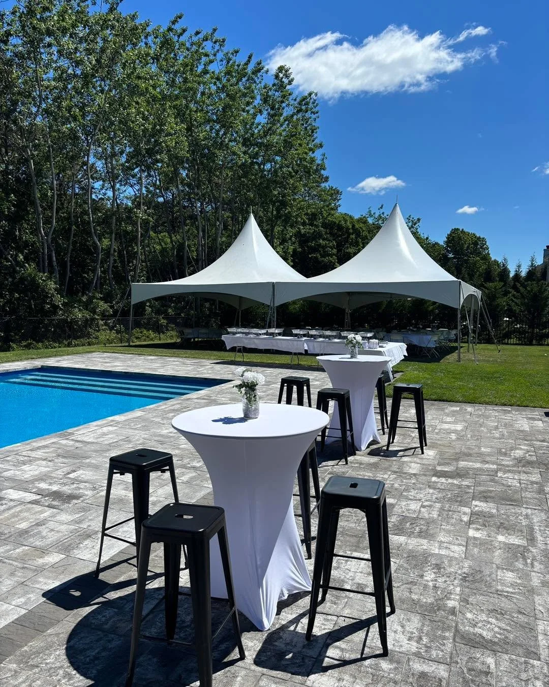 From weddings to engagement parties to even graduation events, we are here to help make every event a memorable one. We are your local party rental company right here in Manorville/Center Moriches.

Planning on an outdoor event this summer, give us a