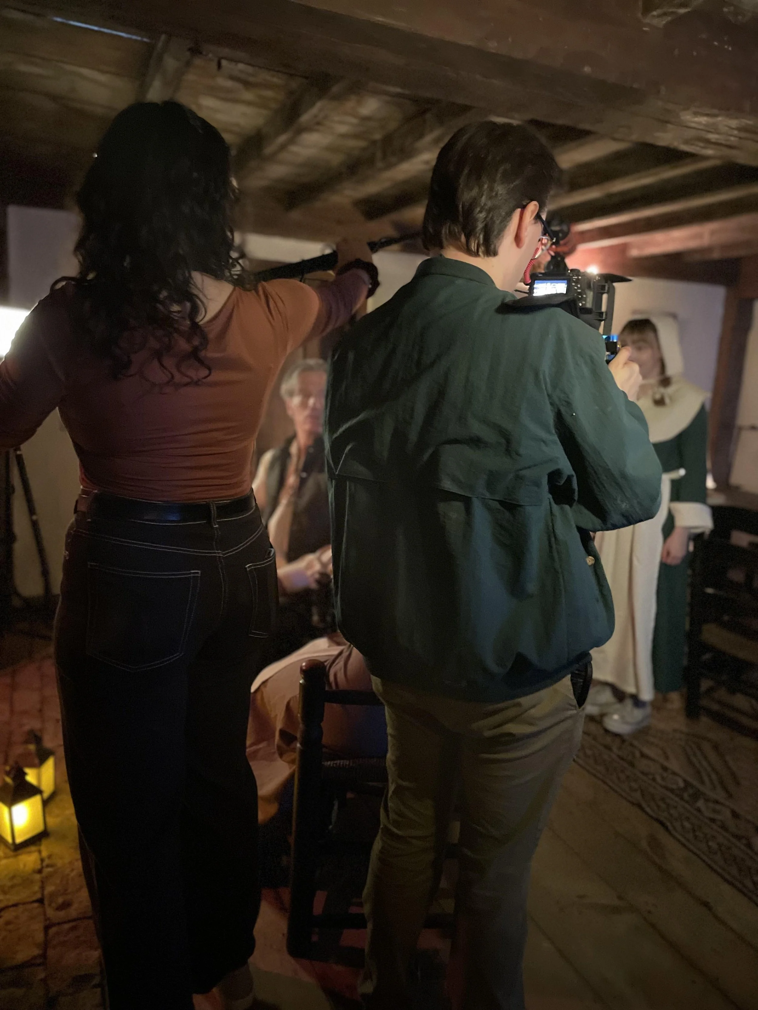 Tessa and Jonesy doing film.jpeg