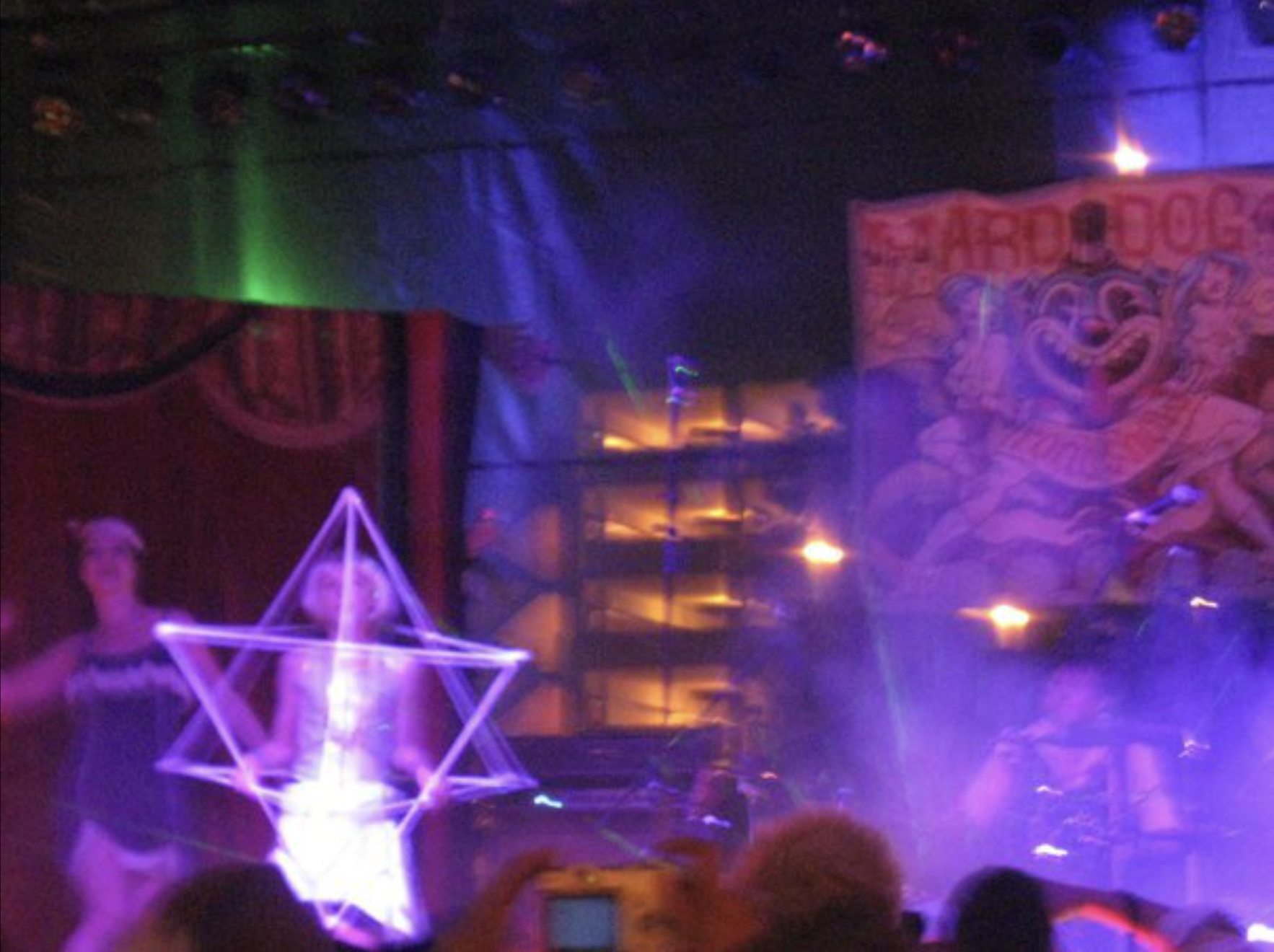 Onstage with the Yard Dogs Road Show in Portugal, 2009