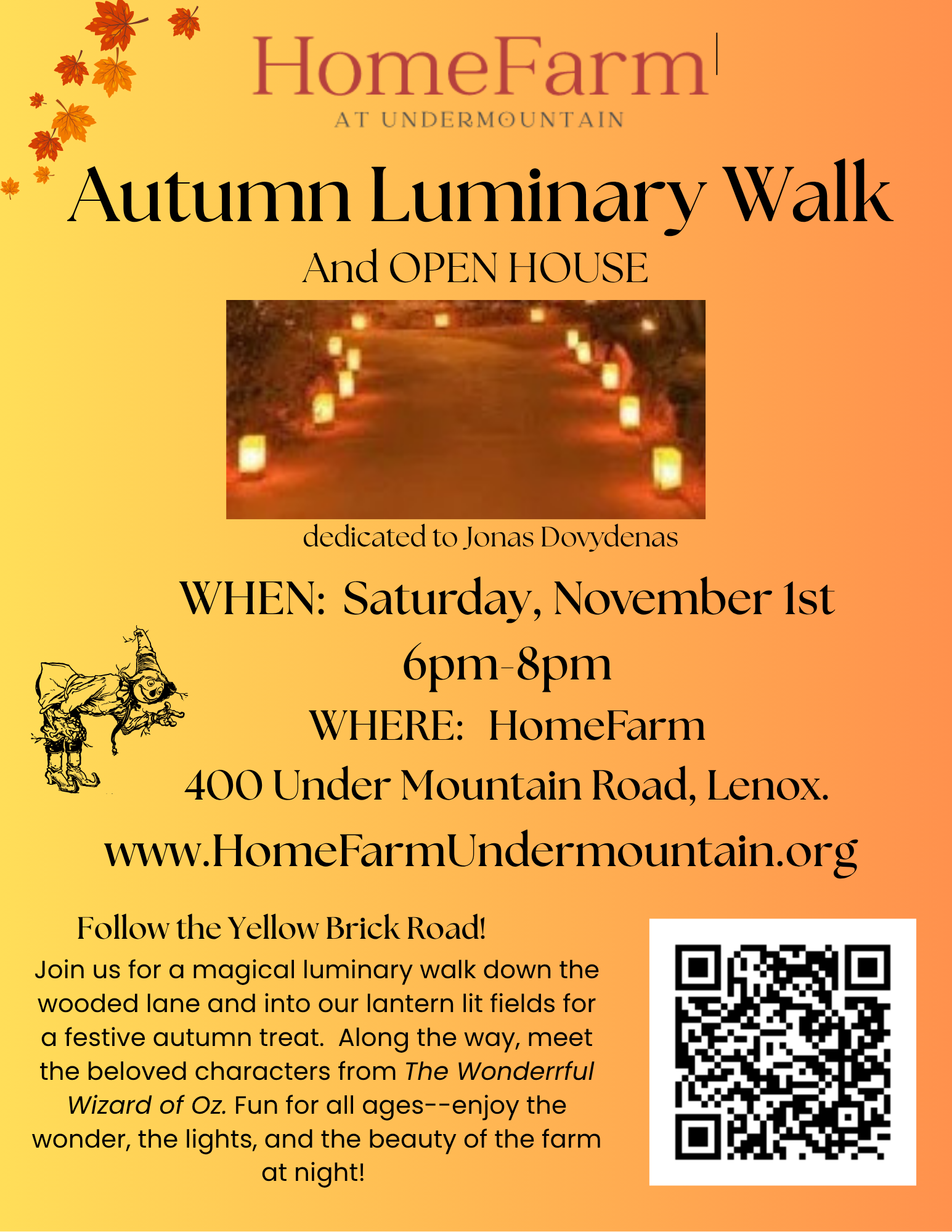 Autumn Luminary Walk