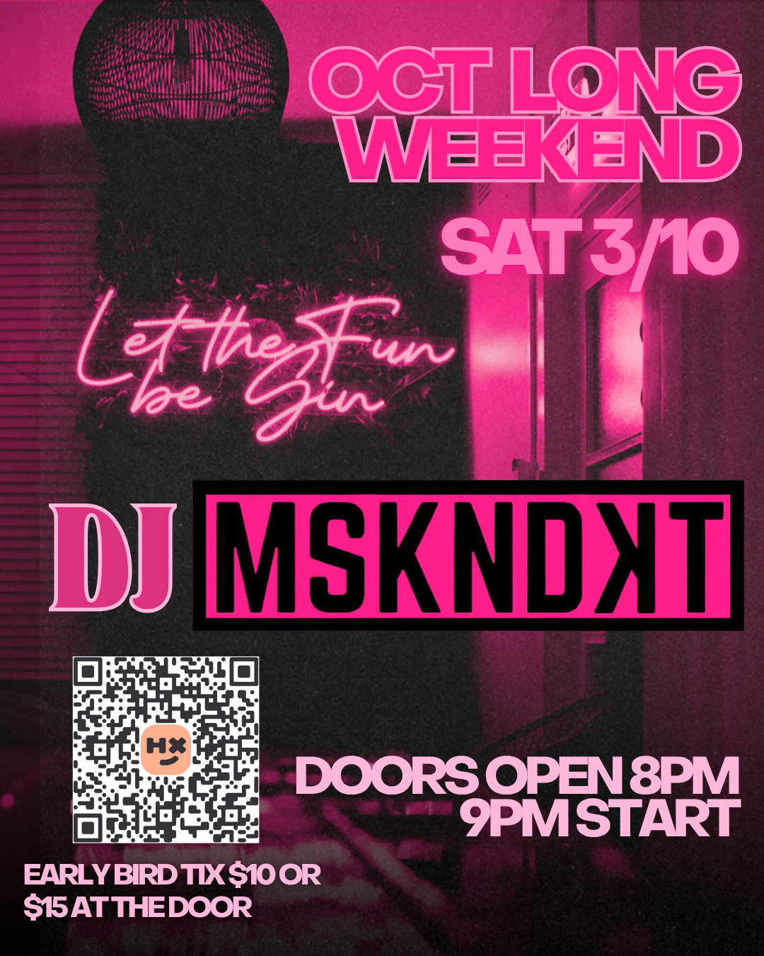 OCT Long Weekend