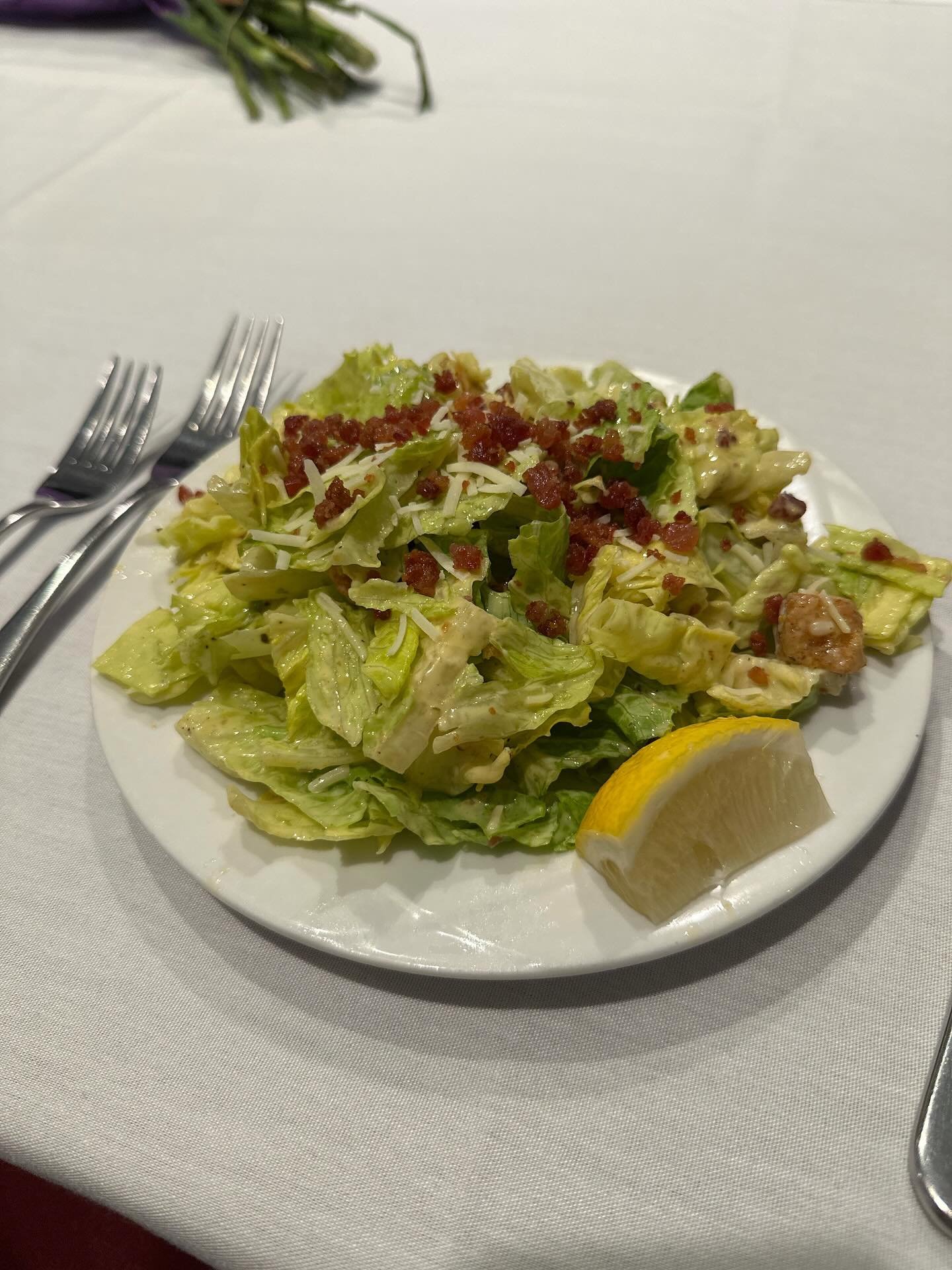 Family dinner the other night. @urbanprairiecuisine good never disappoints, and Chef Dan made the Caesar Salad dressing right in front of us.