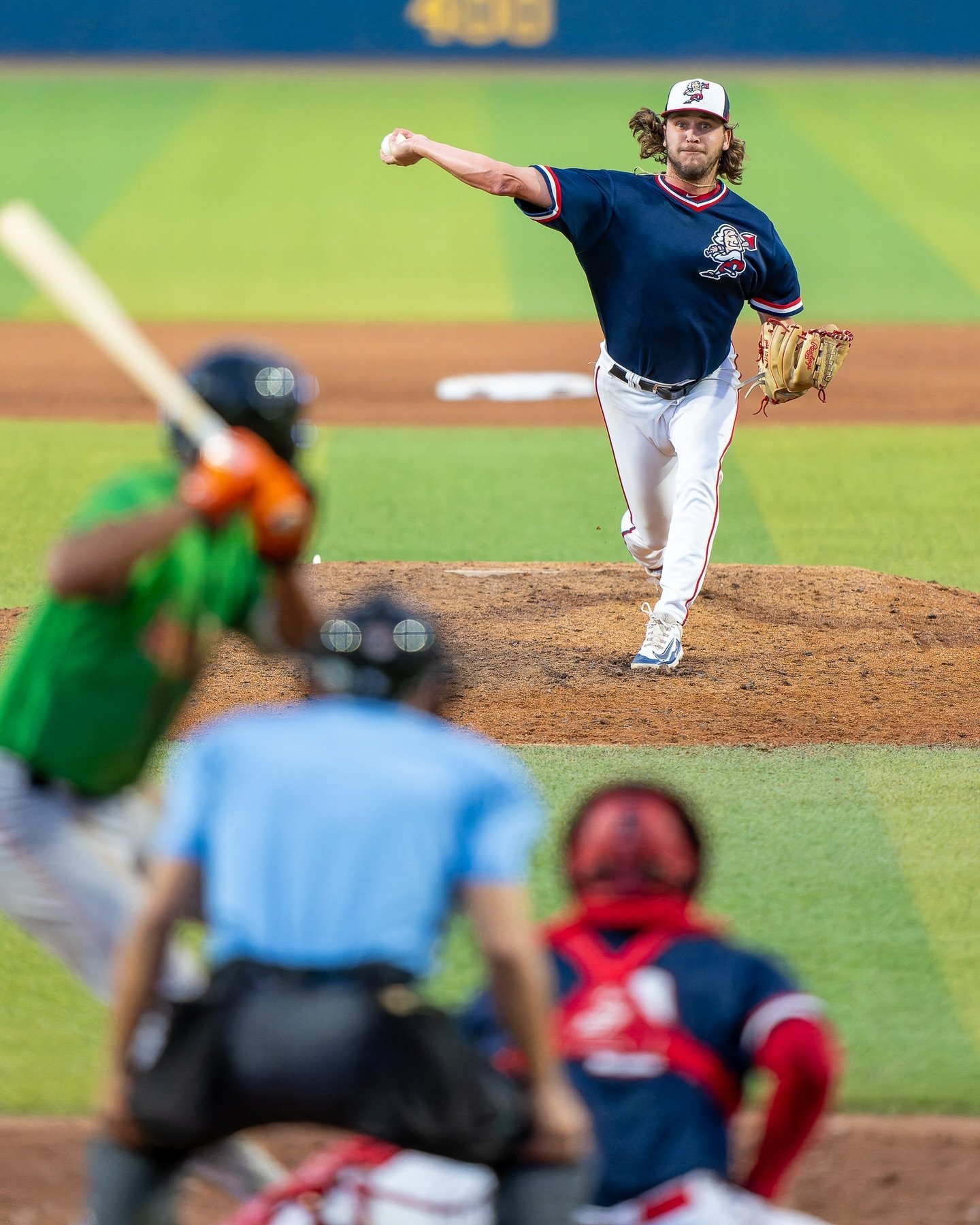 Thursday, June 20, 2024.

The FredNats use a three run, 8th inning rally to take a 4-2 lead against the visiting Wood Ducks. 

Final score

FredNats 4
Wood Ducks 2