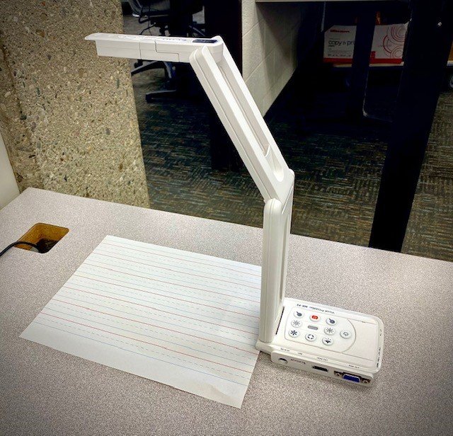 elmo document camera used for exhibits deposition legal videographer phoenix