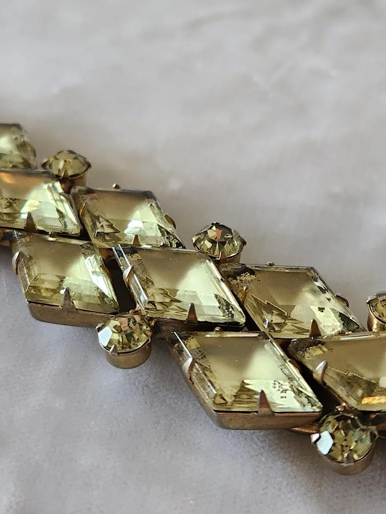 D&E Jonquil Frosted Yellow RS Bracelet 7.jpg