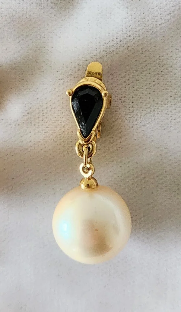 Trifari Pearl Bob Earrings 4.jpg