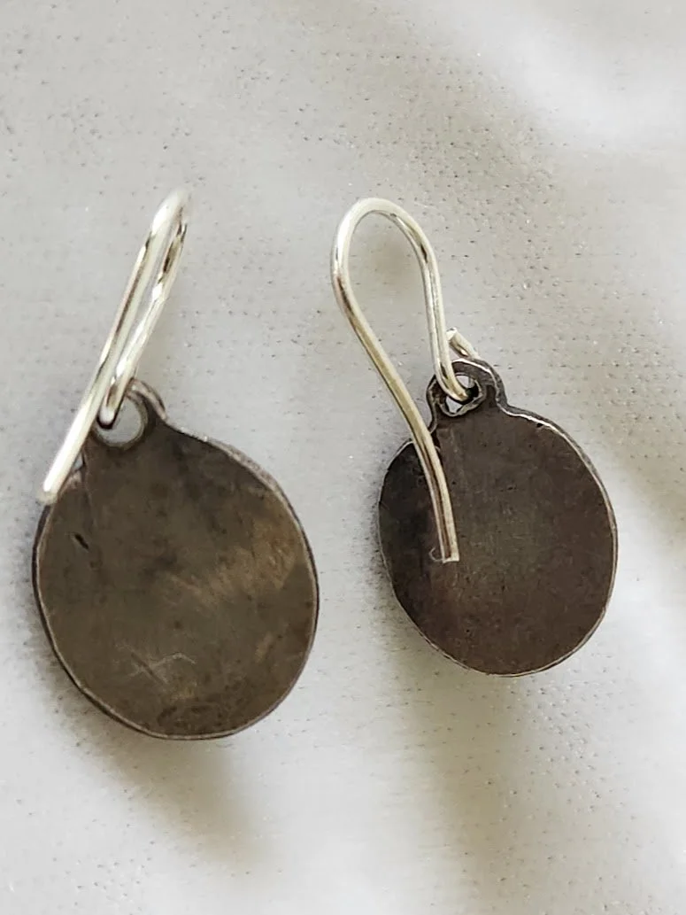 Small NA Turquoise Silver Pierced Earrings 6.jpg