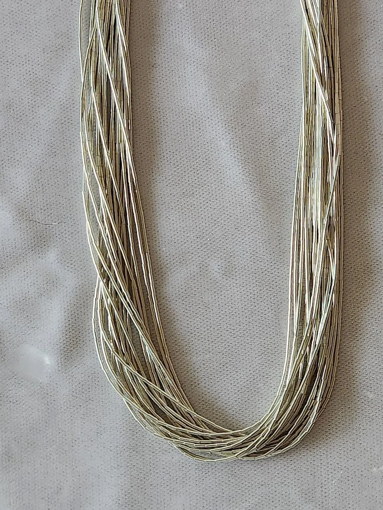 Running Bear Liquid Silver Necklace 7.jpg