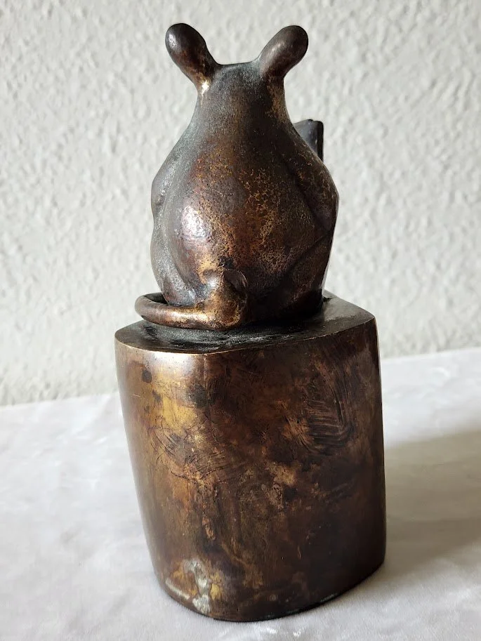 Bronze Mouse Cheese Bookends 15.jpg