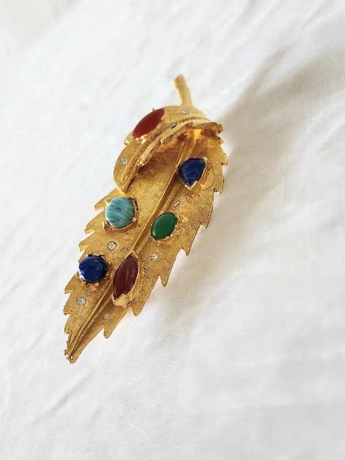Faux Gems Leaf Brooch 5.jpg