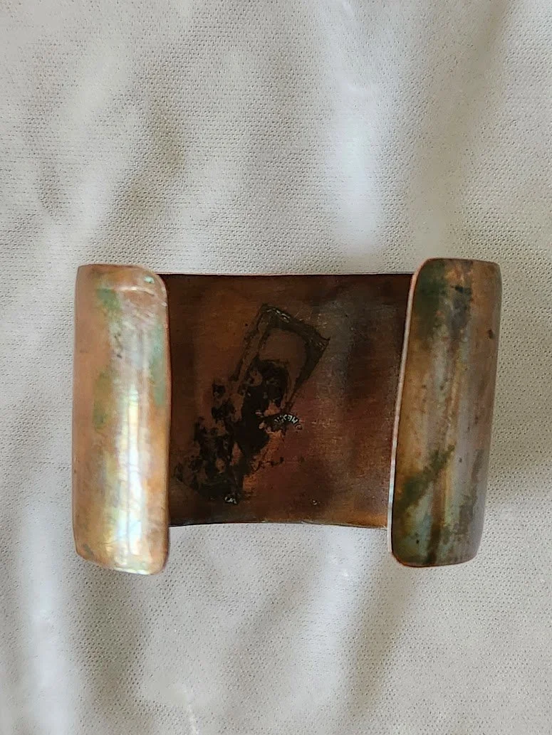 Mexican Copper Brass Abalone Bracelet 6.jpg