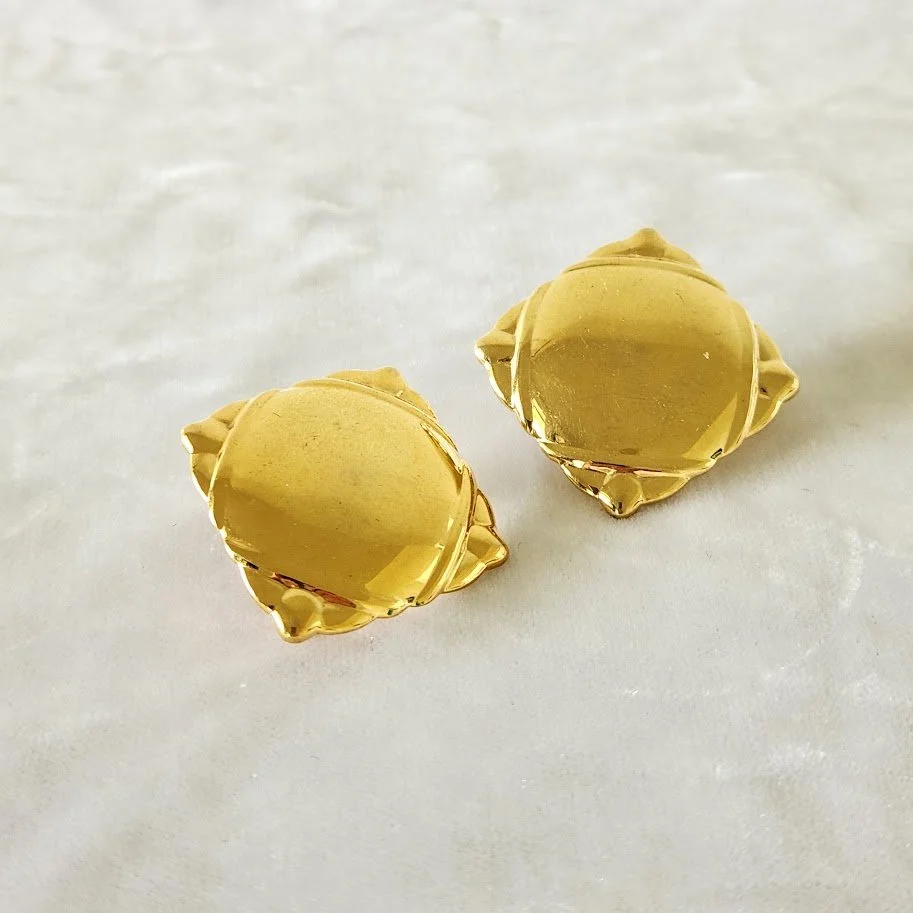 Monet Gold Mirror Earrings 8.jpg