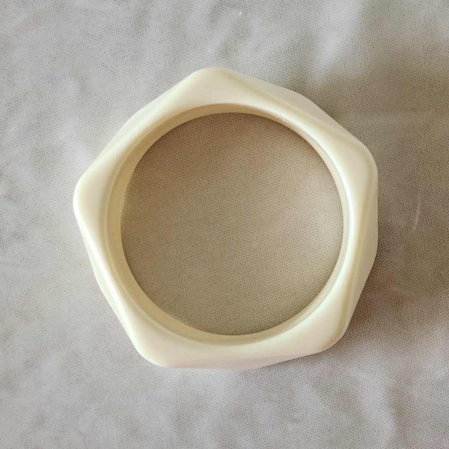 Plastic Deco Revival White Bracelet 3.jpg