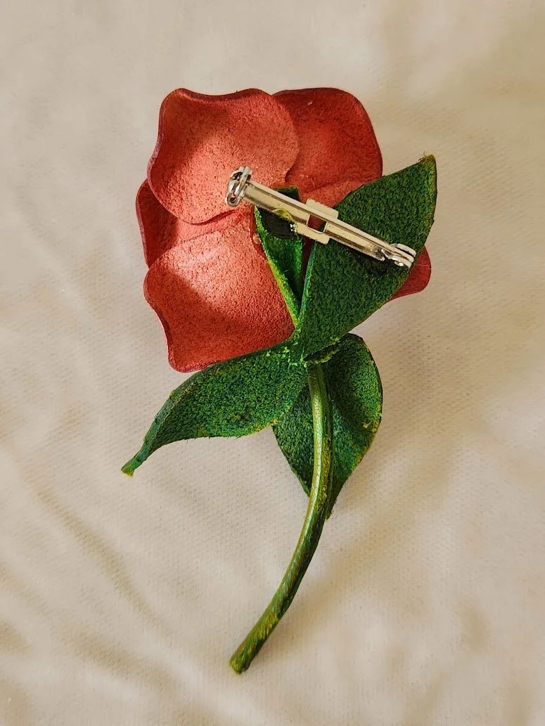 Leather Rose Brooch & Earrigs 3.jpg