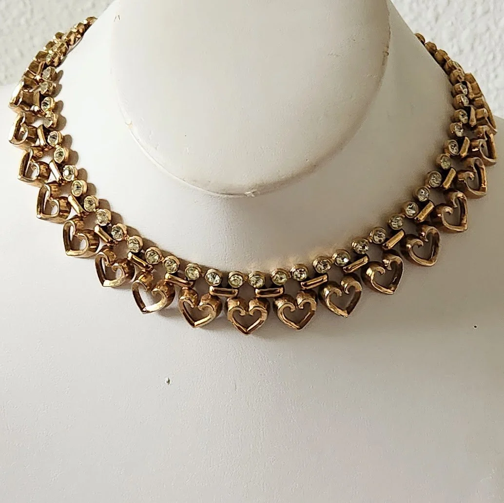 Trifari Hearts Choker Necklace 2.jpg