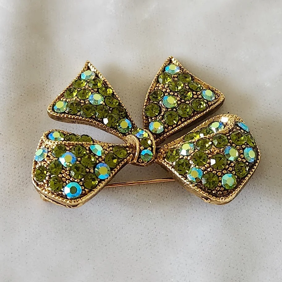 Green Blue AB RS Bow Brooch 4.jpg
