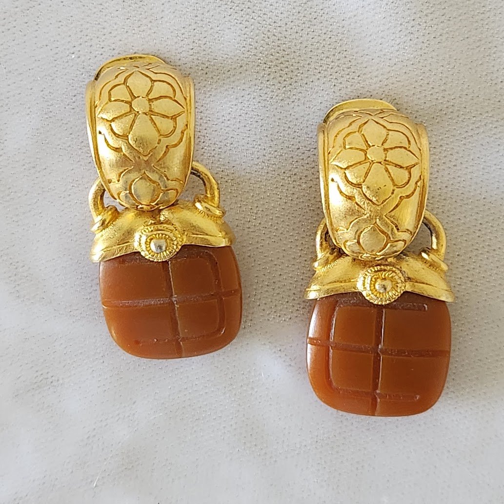 Classical Revival Butterscotch Earrings 1.jpg