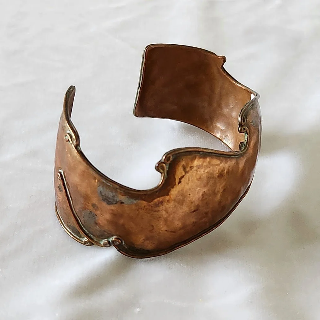 Brutalist Copper Artisan Bracelet 2.jpg