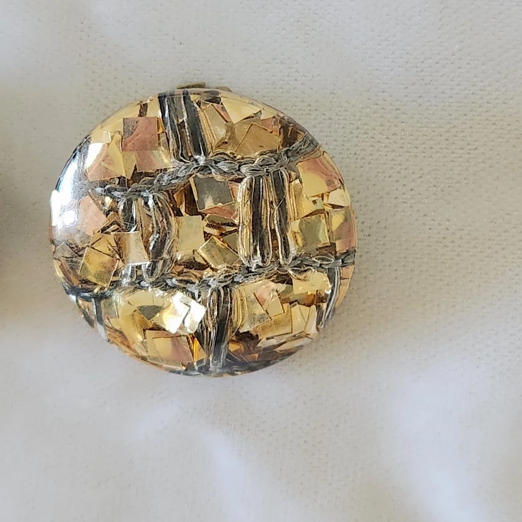 Gold Confetti Lucite Earrings 2.jpg
