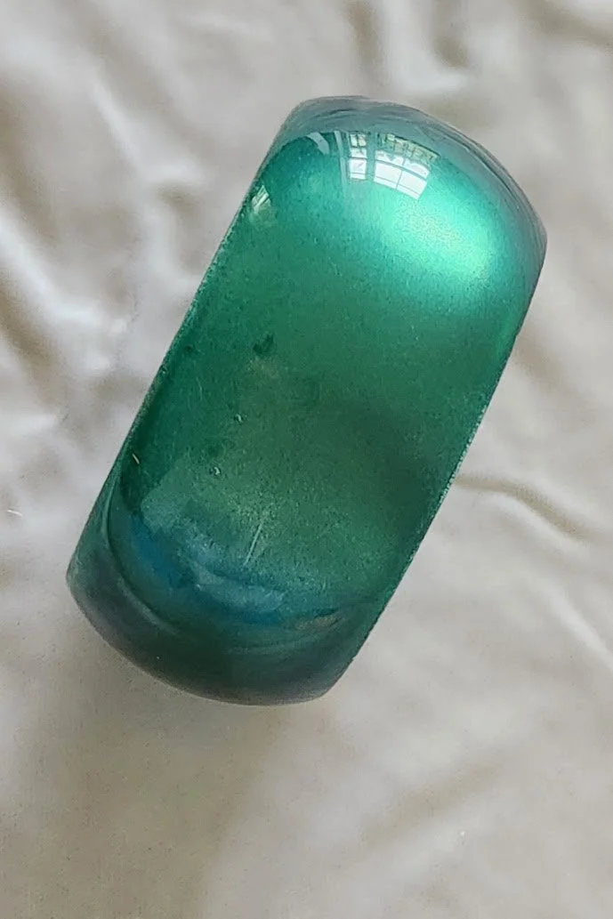 Teal Moonglow Wide Bangle Bracelet 2.jpg