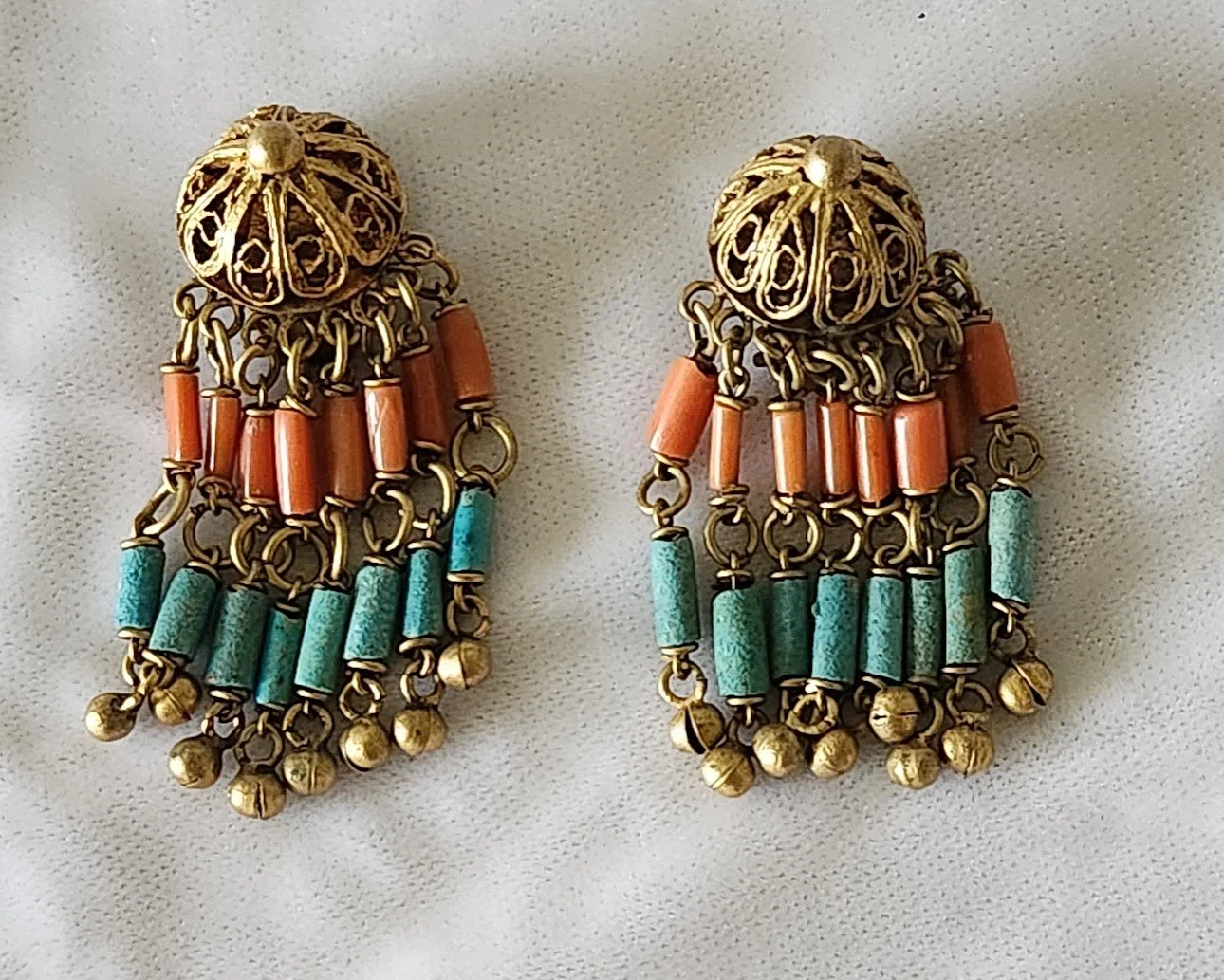 Faience & Coral Earrings 1.jpg