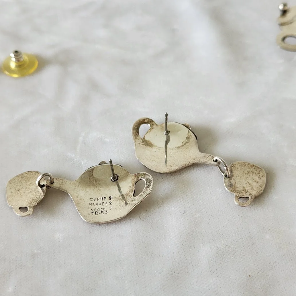 Anne Harvey Teapot Earrings Pin Set 13.jpg
