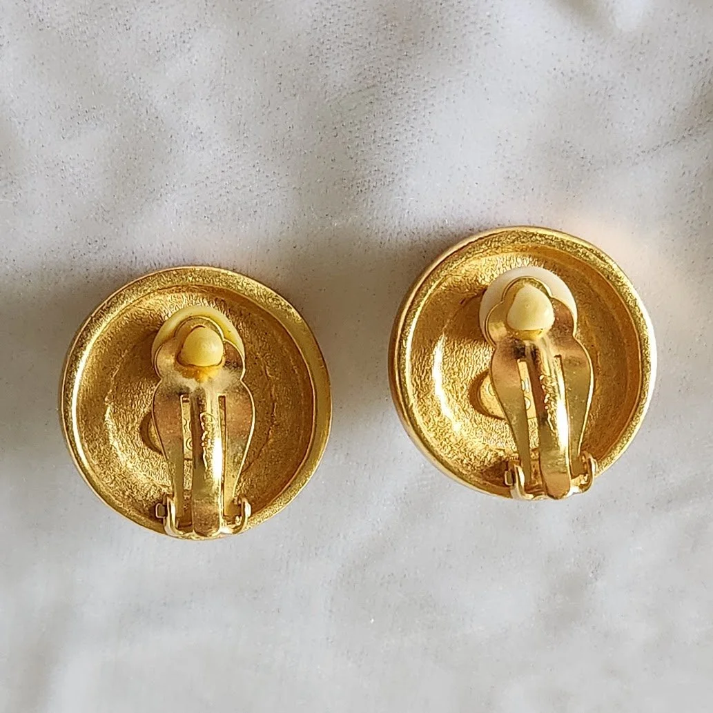 Carolee Gold Dome Earrings 5.jpg