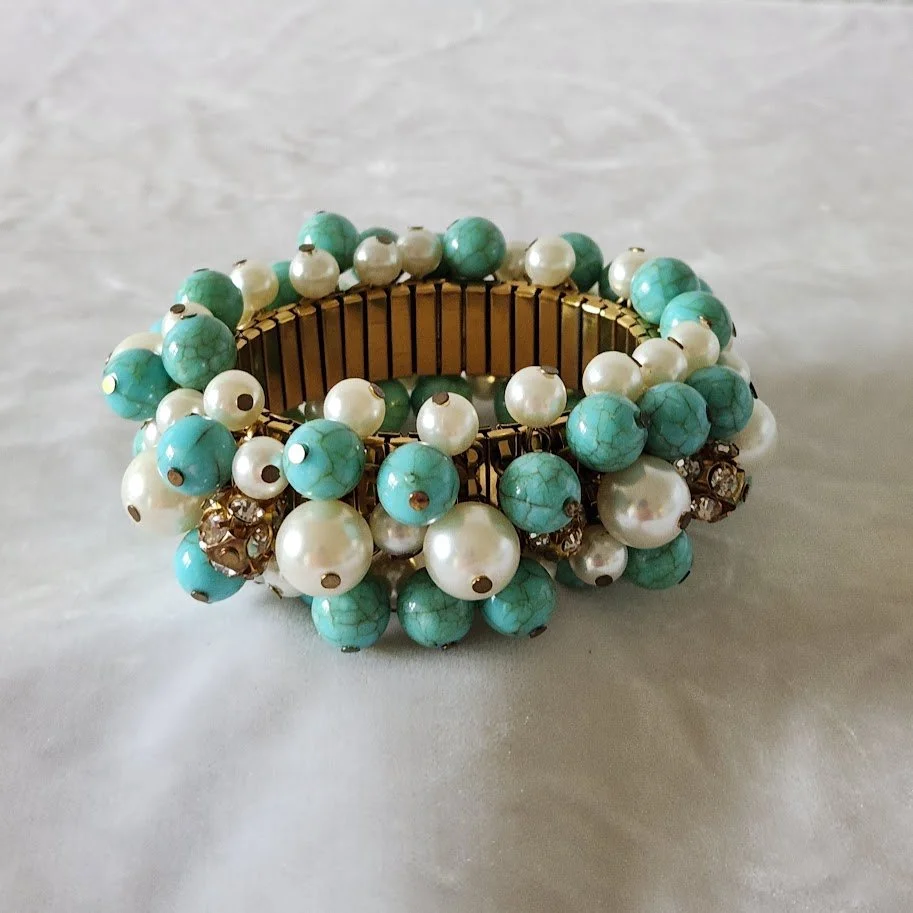 Turquoise Bead Cha Cha Bracelet 3.jpg