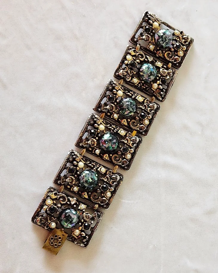 Wide Confetti Lucite Bracelet 3.jpg