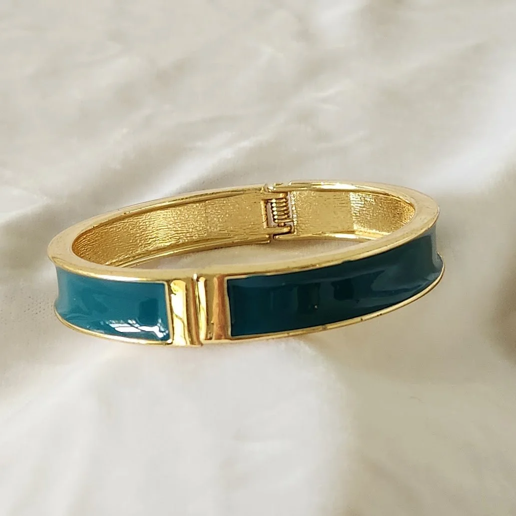 Teal Enamel Bangle 5.jpg