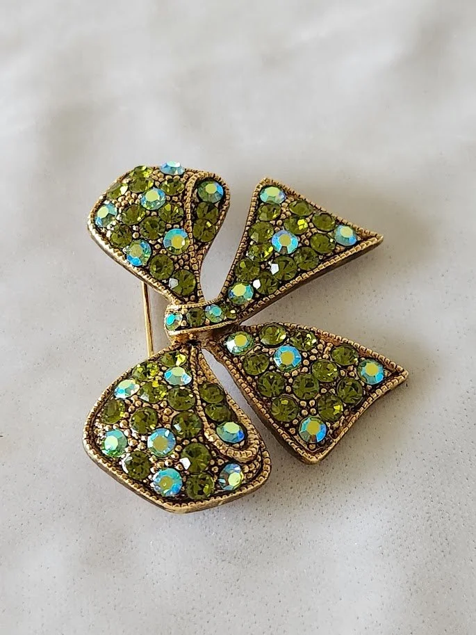 Green Blue AB RS Bow Brooch 5.jpg