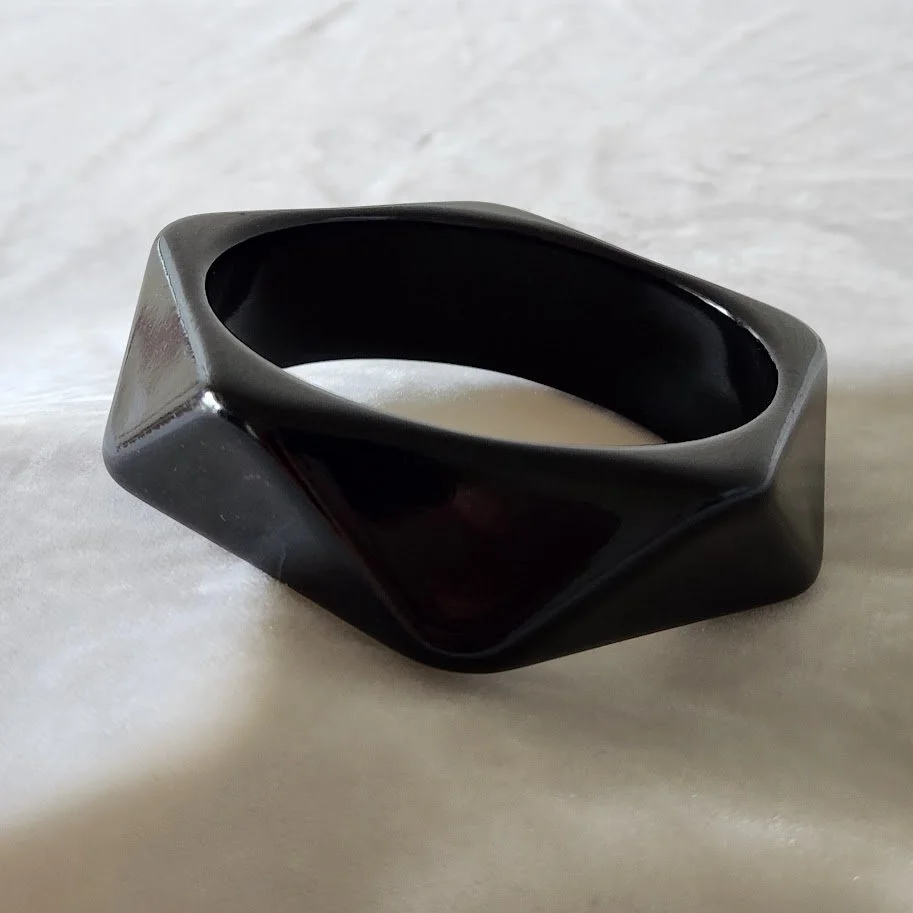 Plastic Deco Revival Black Bracelet 1.jpg