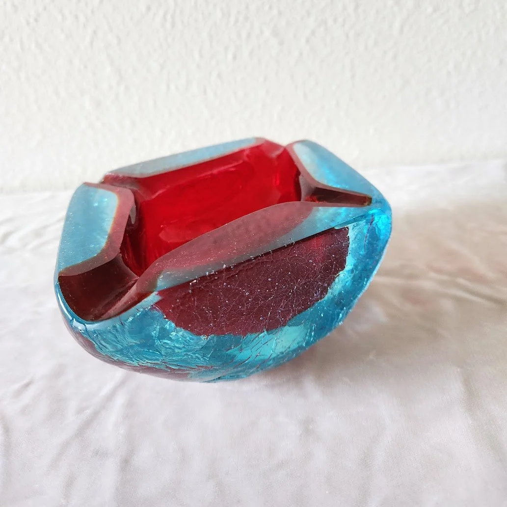 Murano Red Blue Ashtray 2.jpg