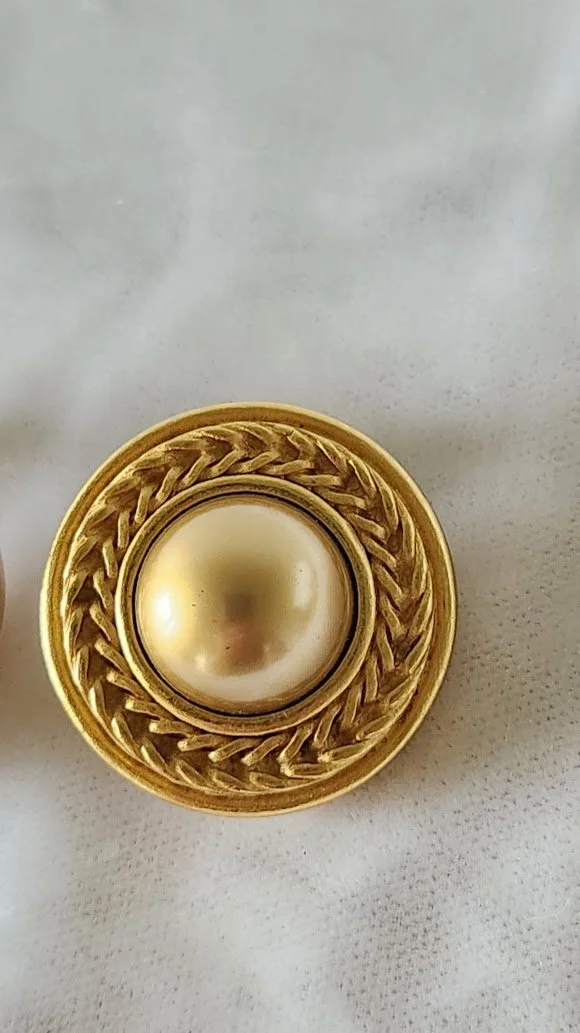 Carolee Gold Dome Earrings 3.jpg
