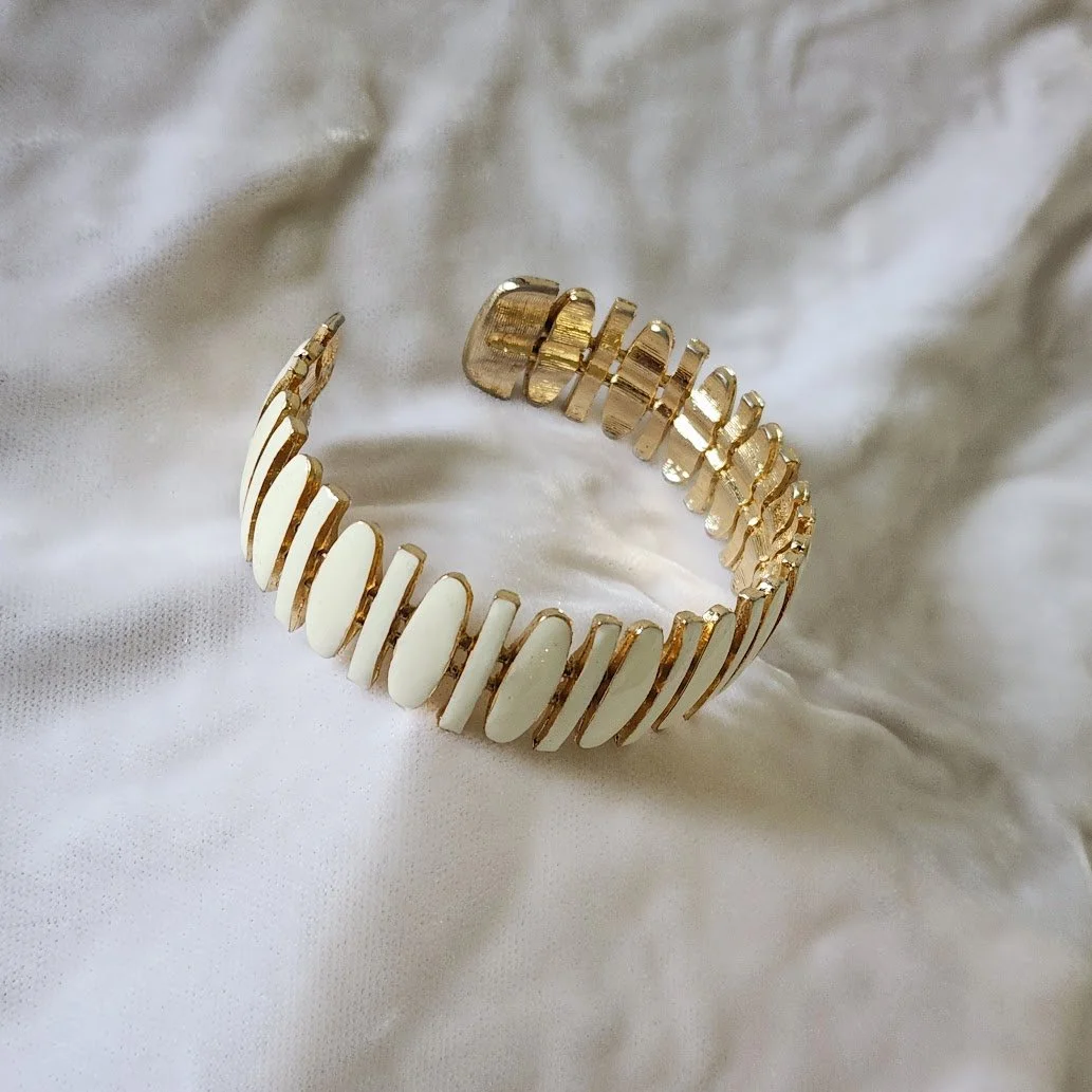 White Enamel Modernist Cuff 3.jpg