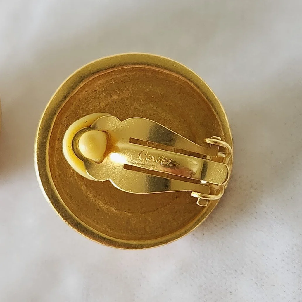 Carolee Gold Dome Earrings 6.jpg