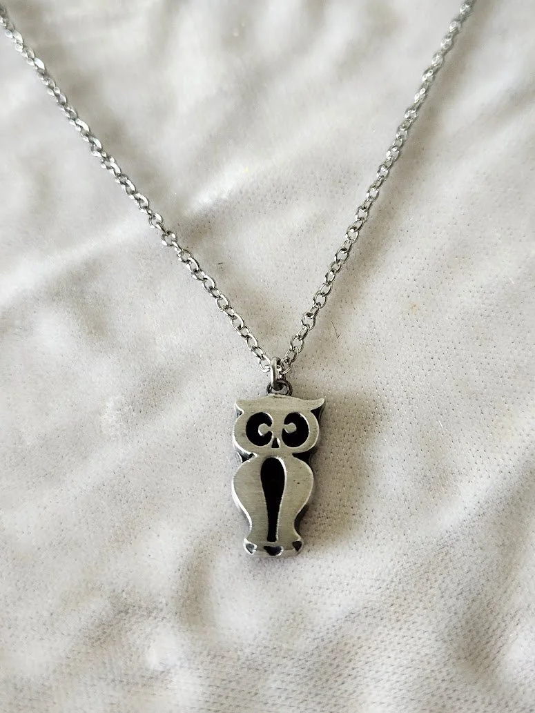 Pewter Owl Necklace Earrings Set 2.jpg