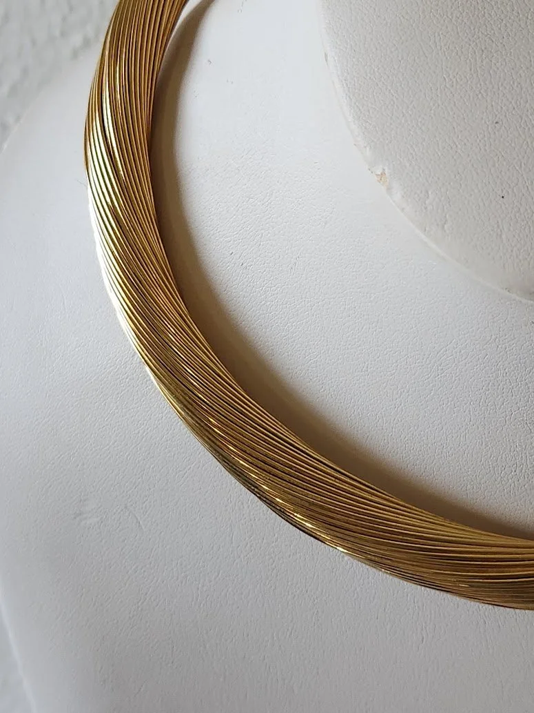 Gold Twisted Wire Torque Necklace 9.jpg