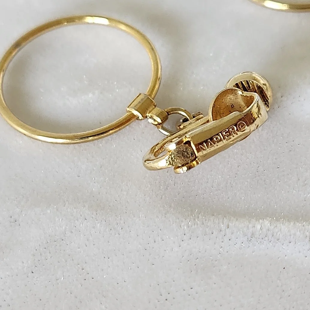 Napier Gold Hoop Earrings 4.jpg