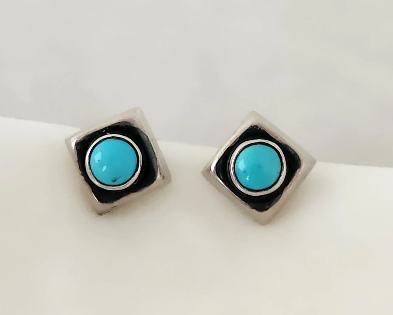 NA Square Turquoise Stud Earrings 1.jpg