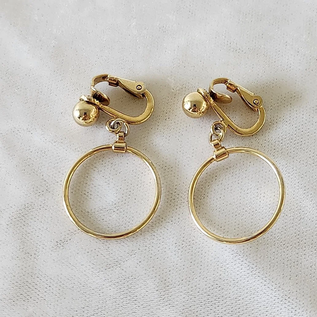 Napier Gold Hoop Earrings 1.jpg