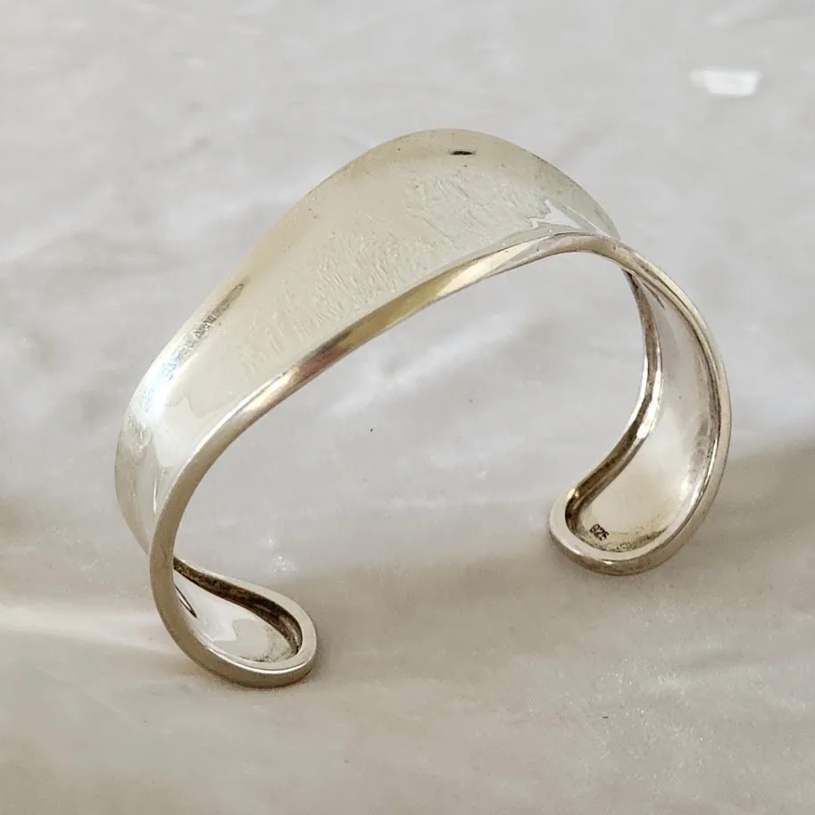 Silver Modernist Cuff Bracelet 3.jpg