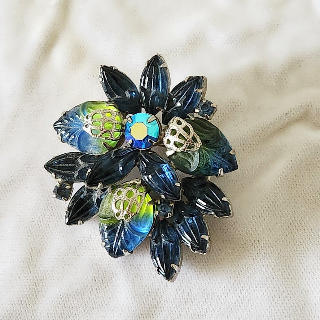 D&E Blue Fruit Salad Brooch 2.jpg