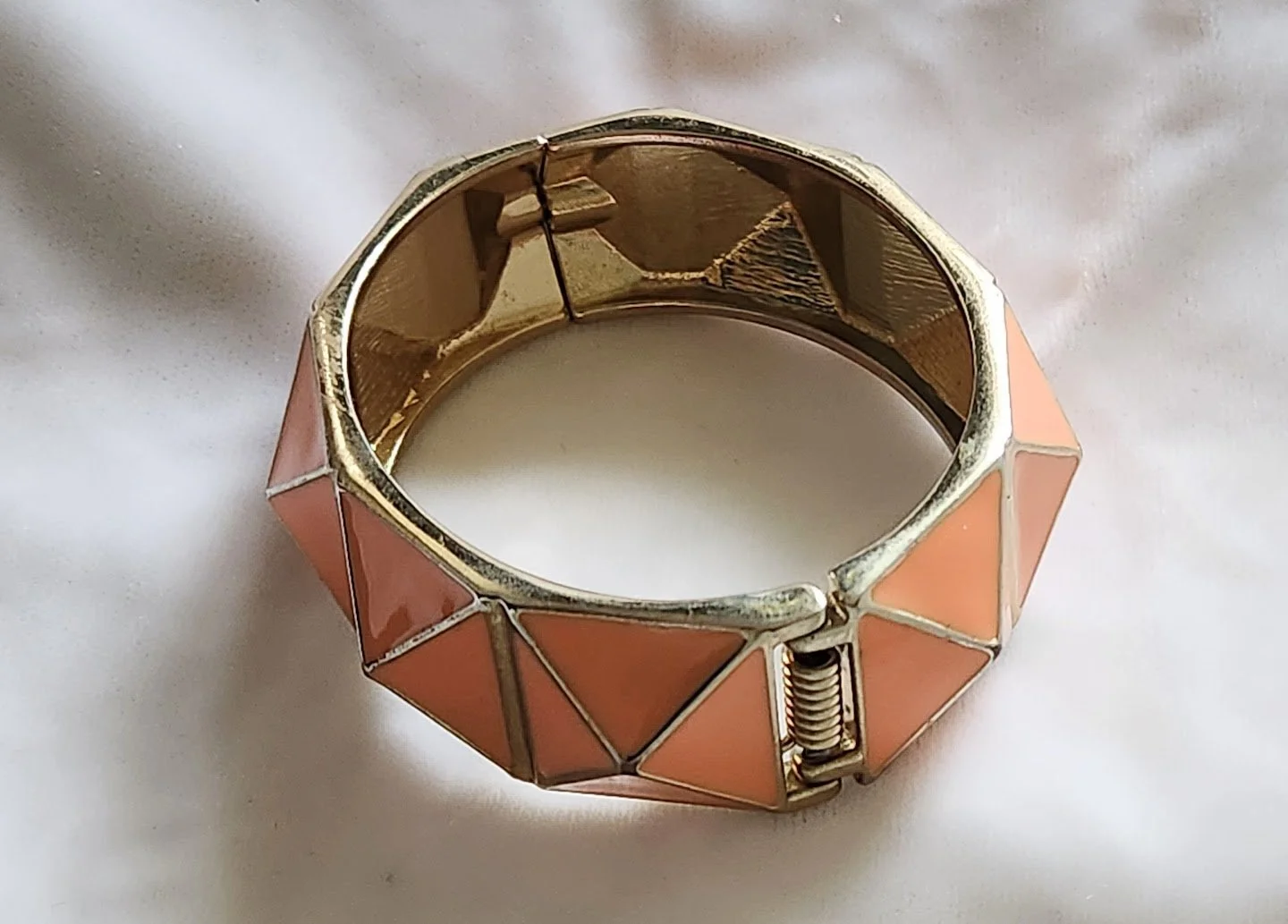 Peach enamel bracelet 4.jpg