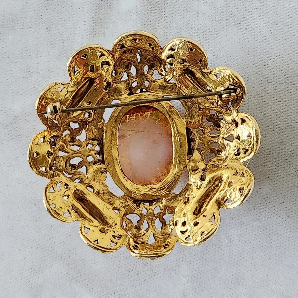 Faux Opal & Amber RS Brooch 5.jpg